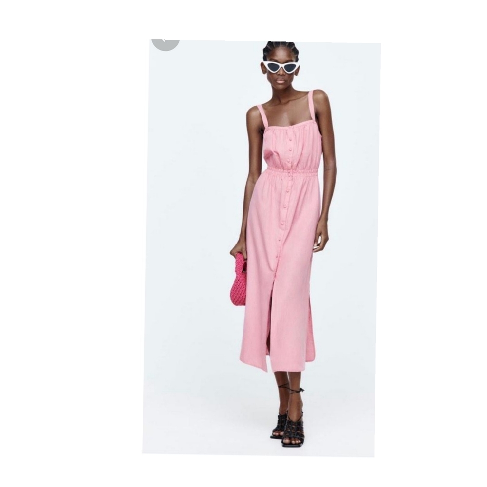 Zara midi dress with straps